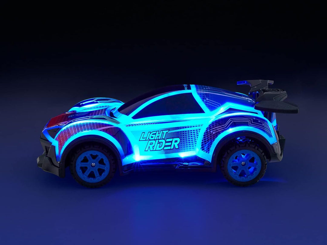 Revell RC Car Light Rider, Control Ferngesteuertes Auto mit besonderen Lichteffekten, 28 cm, Blau