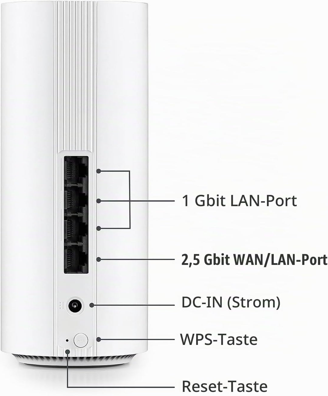 devolo WiFi 7 Mesh BE6500 3-Pack, Highspeed Mesh-WLAN-System, WLAN-Verstärker, bis zu 6.500 Mbit/s,