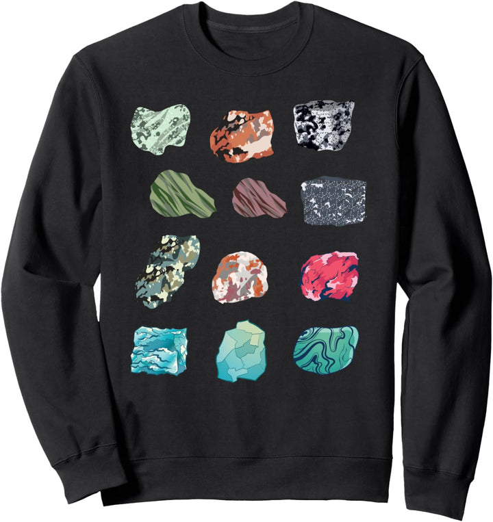 Paläontologe Stein Sammlung Wissenschaft Geschenk Geologie Sweatshirt