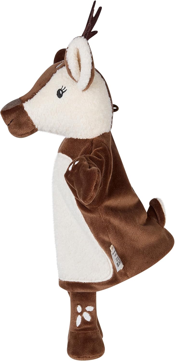 Sterntaler Handpuppe REH, Kinder- und Babyspielzeug, weicher Flausch, Kopf wattiert mit Polyesterwat