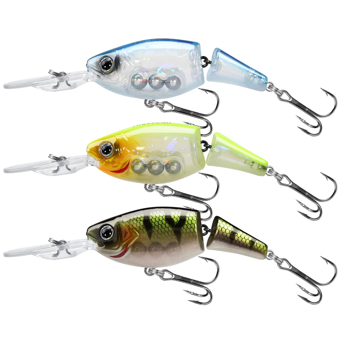 TRUSCEND Kunstköder Hecht, Fisch Köder für Zander Barsch Forellen Wobbler Swimbait, Angelköder Fisch