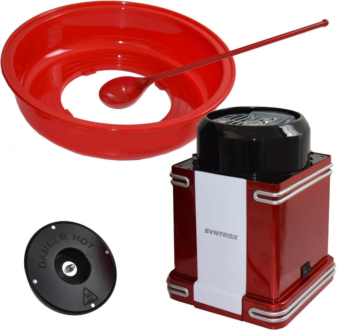 Syntrox Germany Zuckerwattermaker Zuckerwattemaschine Zuckerwatteautomat ZWM-500W Oregon
