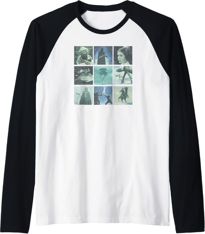 Star Wars Character Photo Squares Raglan