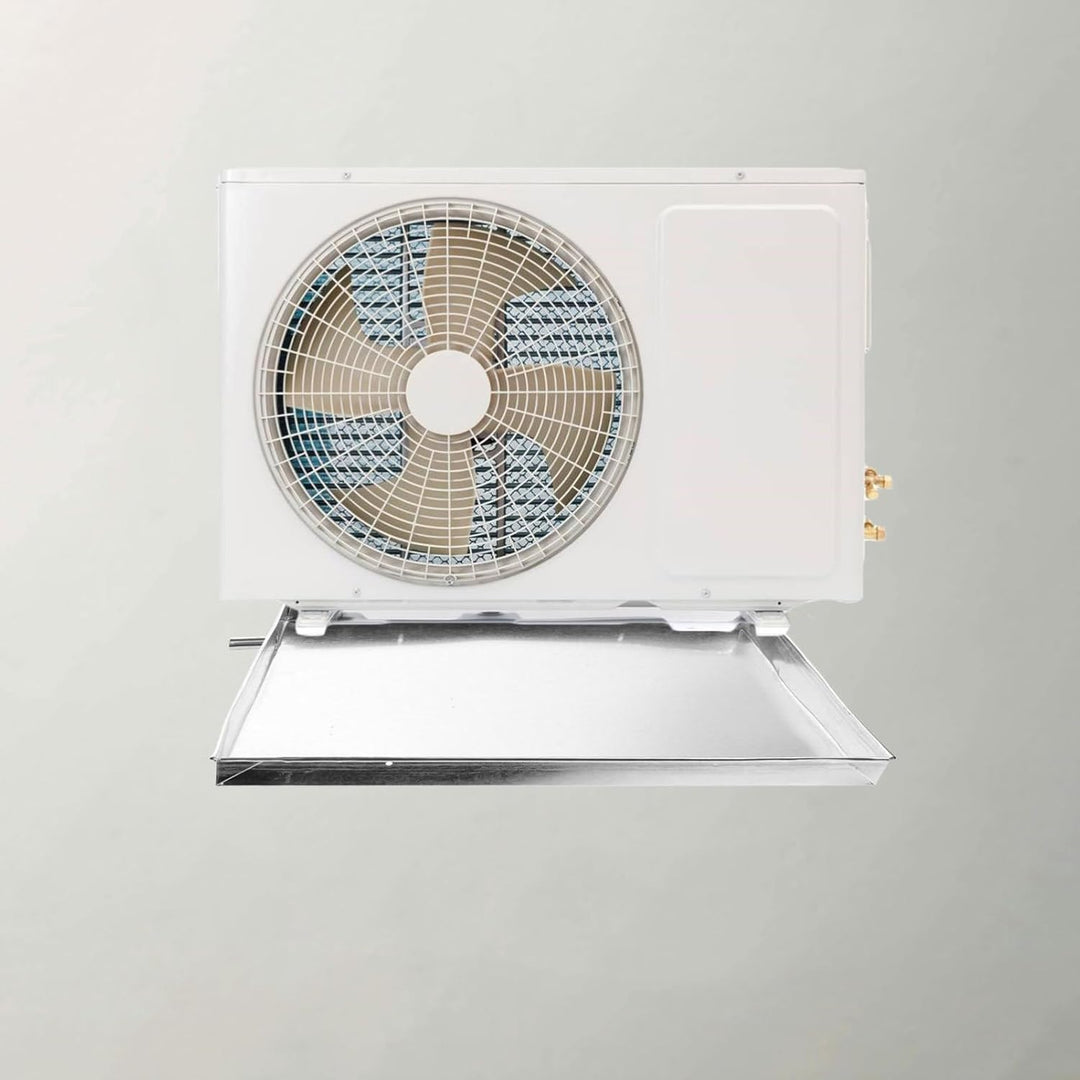 Gadpiparty Klimaanlagen-Ablaufwanne Mit Schlauch Kondensat-Ablaufwanne Edelstahl Ac-Ablauf-Auffangwa