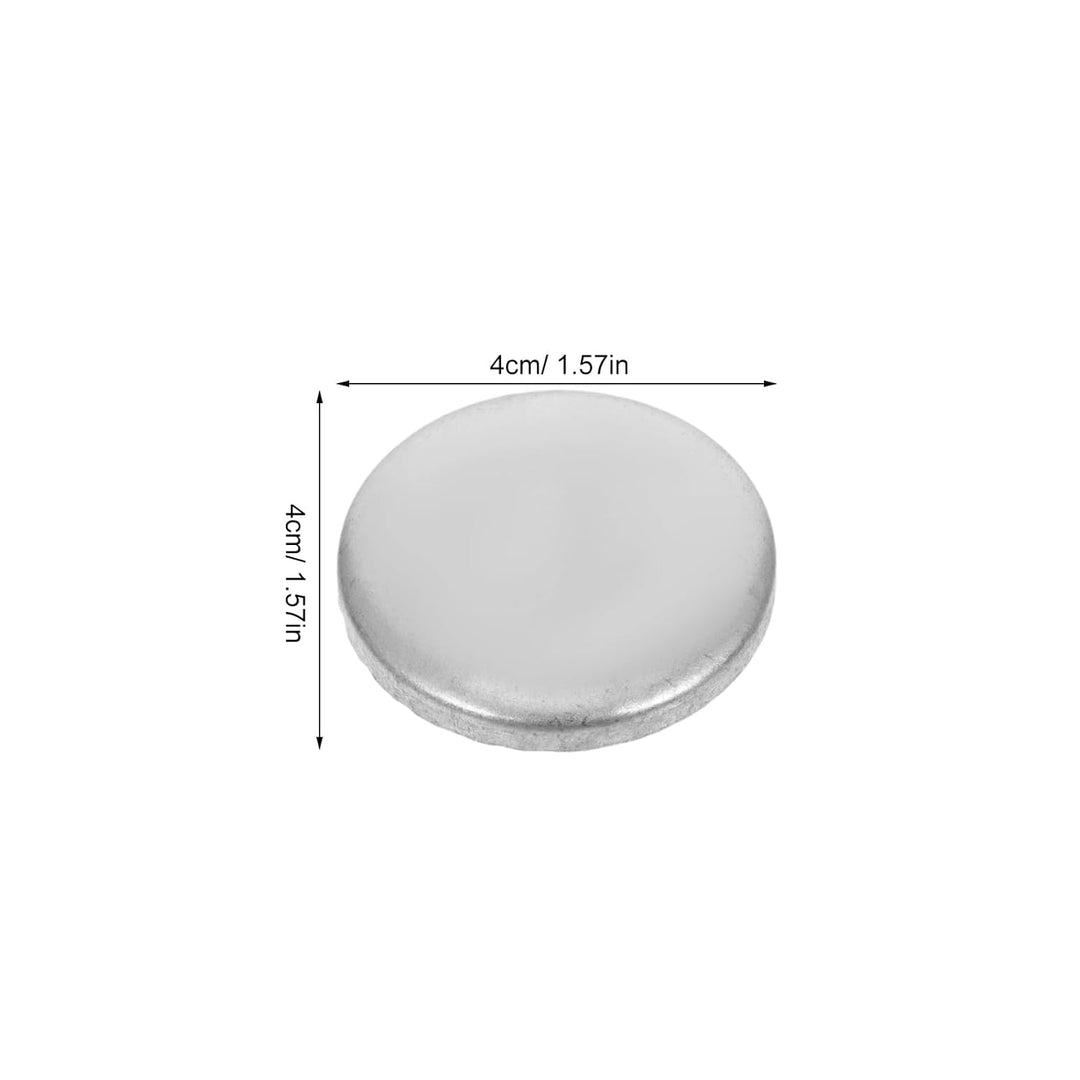 NUOBESTY 10 Runde Pfostenkappen aus Eisen 40mm Handlauf Endkappen für Gartengeländer und Terrassenge