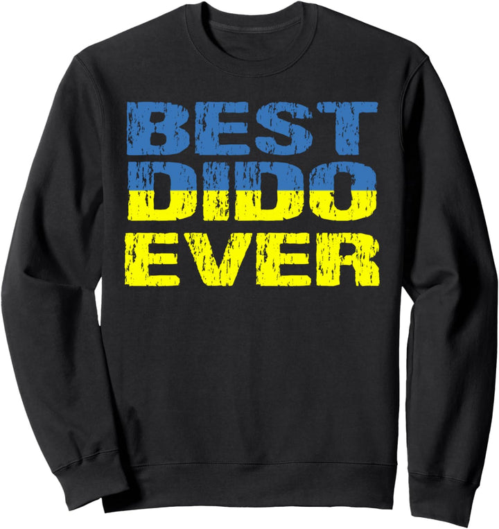 Best Dido Ever Ukrainian Grandfather Grossvater Ukraine Flag Sweatshirt