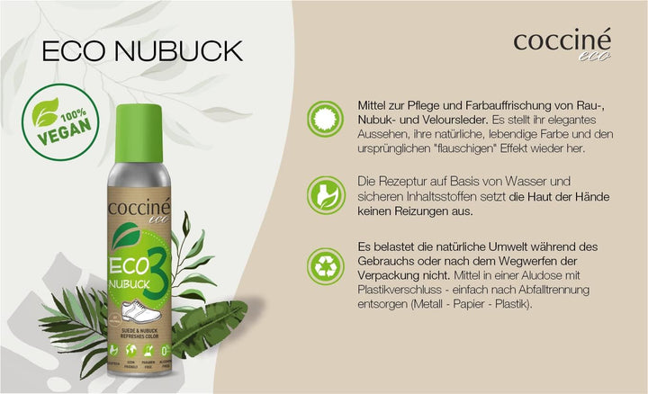 Coccine - Wildleder Pflege + Imprägnierspray Schuhe Set, Nubukleder Pflege, Impregnierungsspray Schu