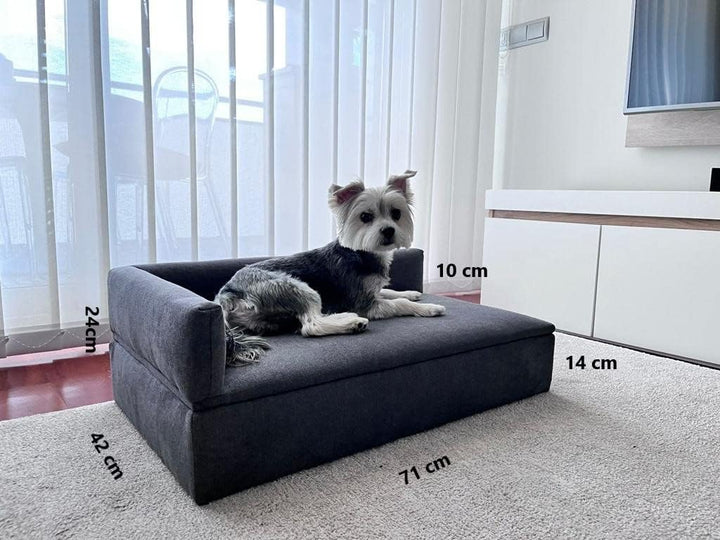 Skraut Home - Schlafsofa Duque, 71x42x24cm, für kleine oder mittelgrosse Hunde – Schlafsofa für Haus