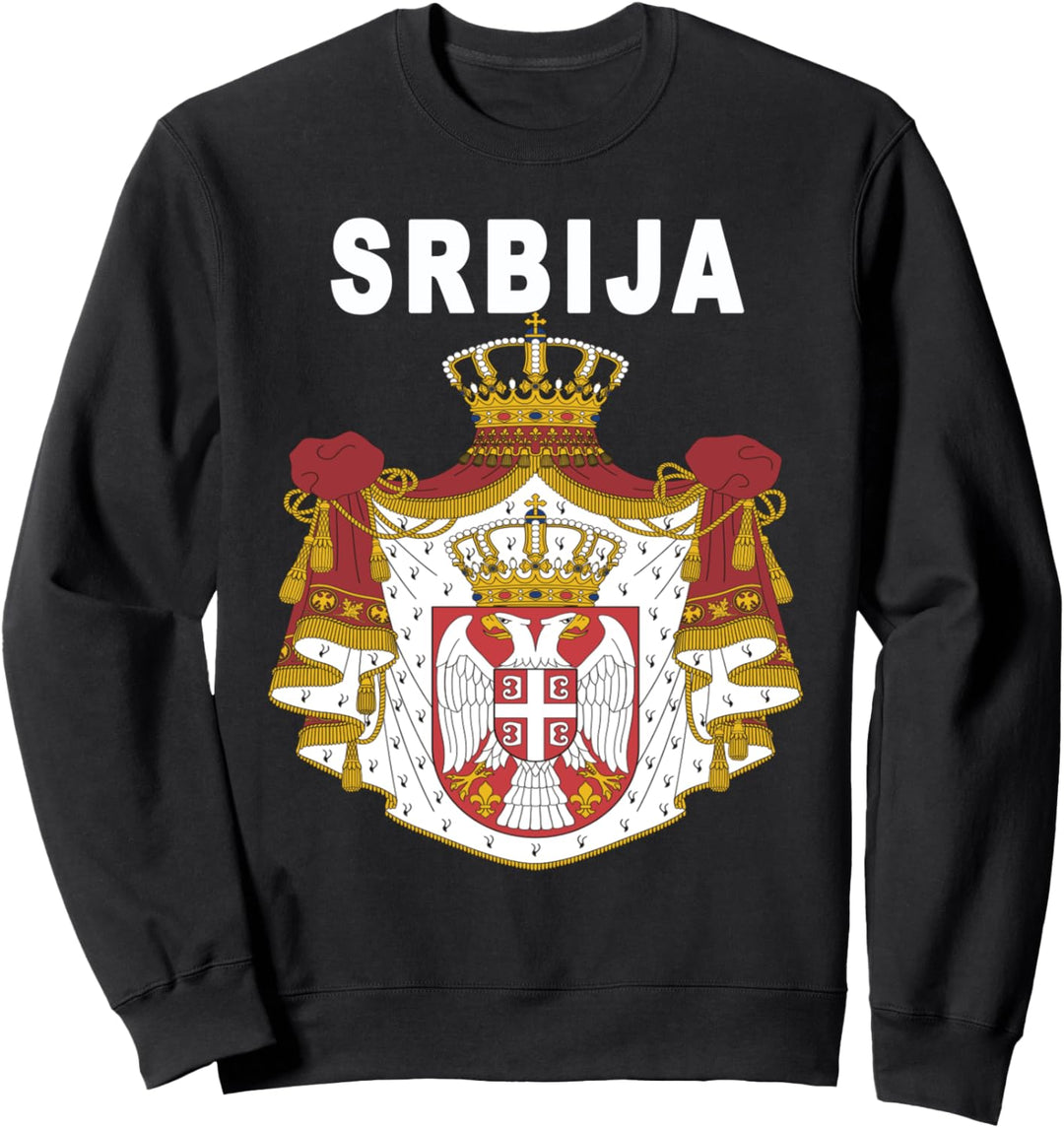 Srbija Serbian Eagle Coat of Arms Design Sweatshirt
