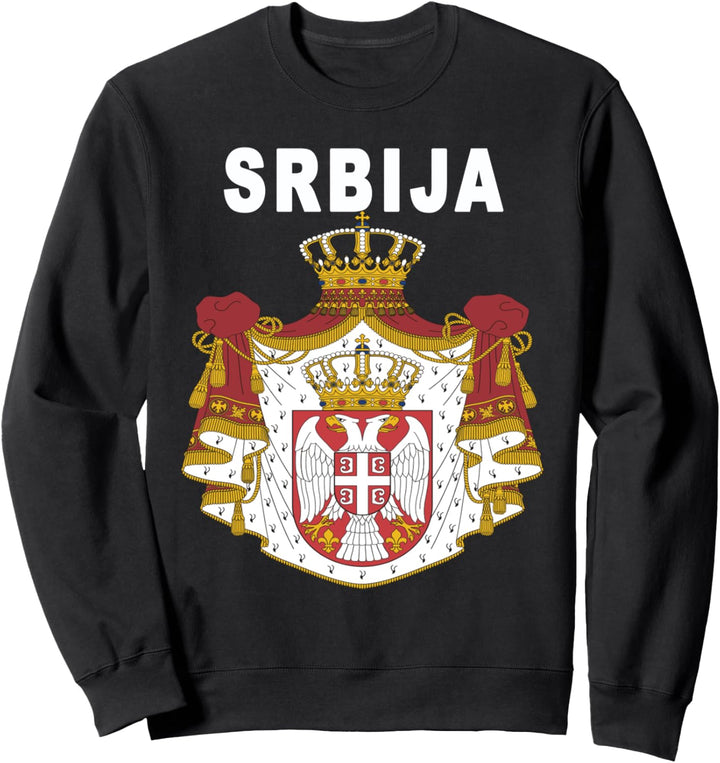 Srbija Serbian Eagle Coat of Arms Design Sweatshirt