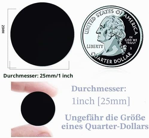 (100 Stück) NFC Tags Aufkleber NFC Sticker schwarz NTAG 215 NFC Aufkleber Mit 504 Byte Kompatibel Mi