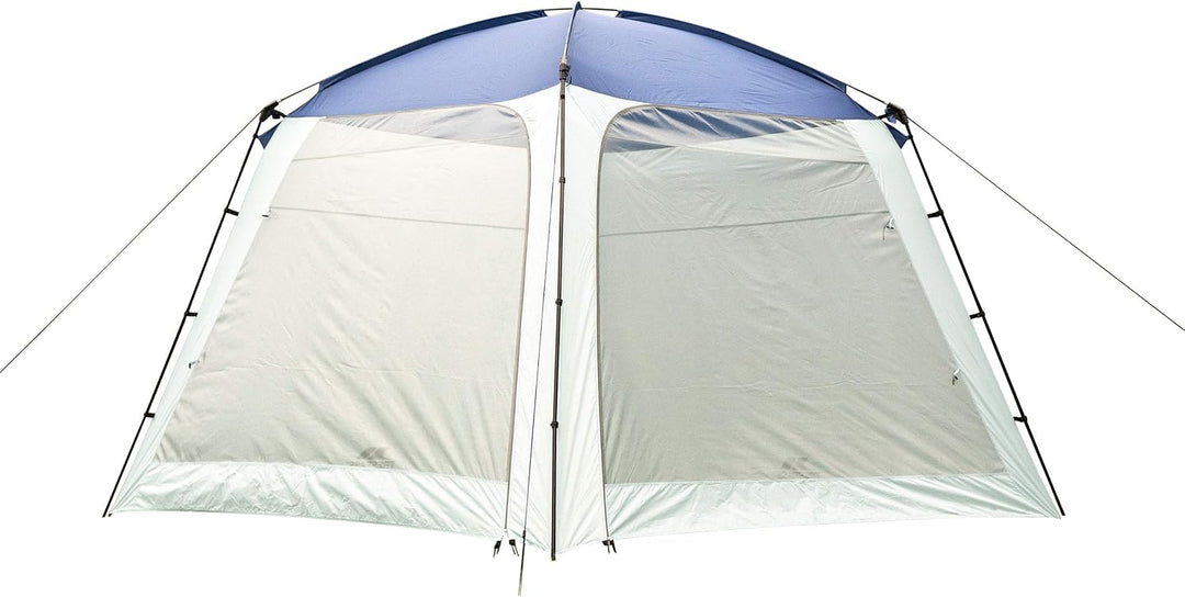 Trespass Pavillon 4 Seiten Garten Party Baldachin Festzelt Zelt 3x3m blau EACH, blau EACH