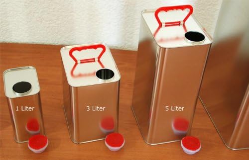 Weissblechkanister 5 Liter eckig