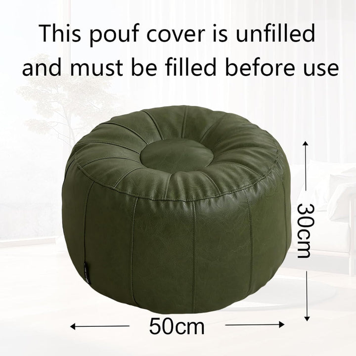 Louis Donné wasserdicht ungefüllt Pouf Ottoman für Fussruhe DIY Kunstleder Marokkanisch Retro Stytle