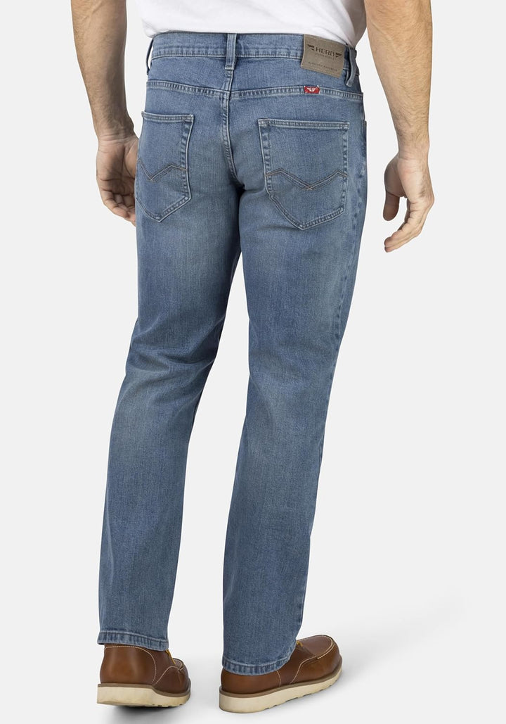 HERO BY JOHN MEDOOX Regular Straight Stretch 34W / 34L Vintage Blue, 34W / 34L Vintage Blue