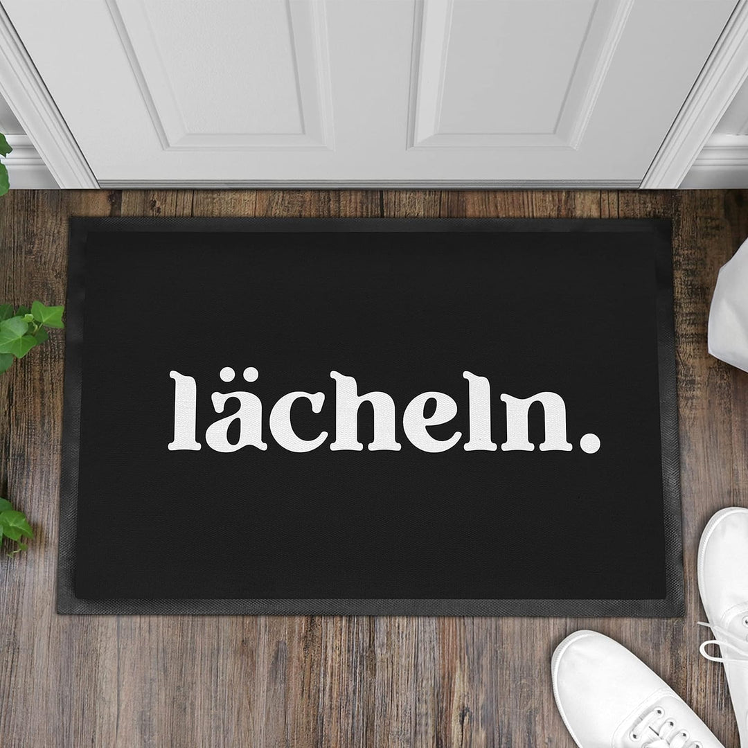 Trendation - Lächeln Fussmatte Aussen und Innenbereich 60x40 cm