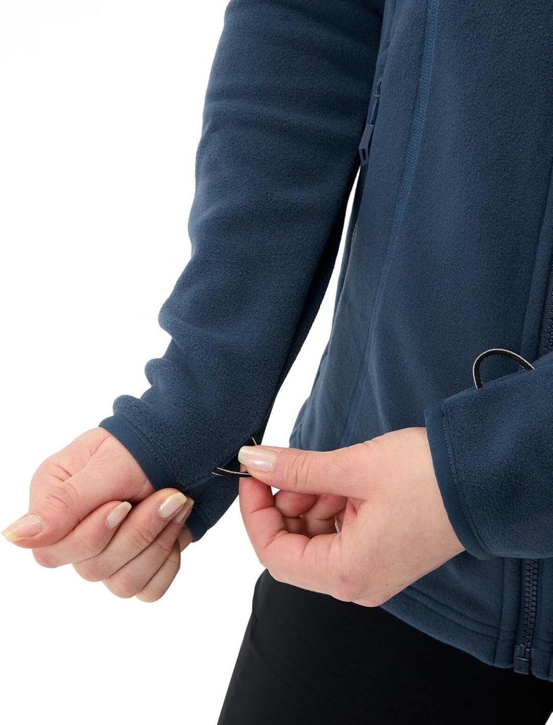 VAUDE Rosemoor Fleecejacke für Damen - Warme & Nachhaltige Fleecejacke aus recyceltem Polyester, Zip