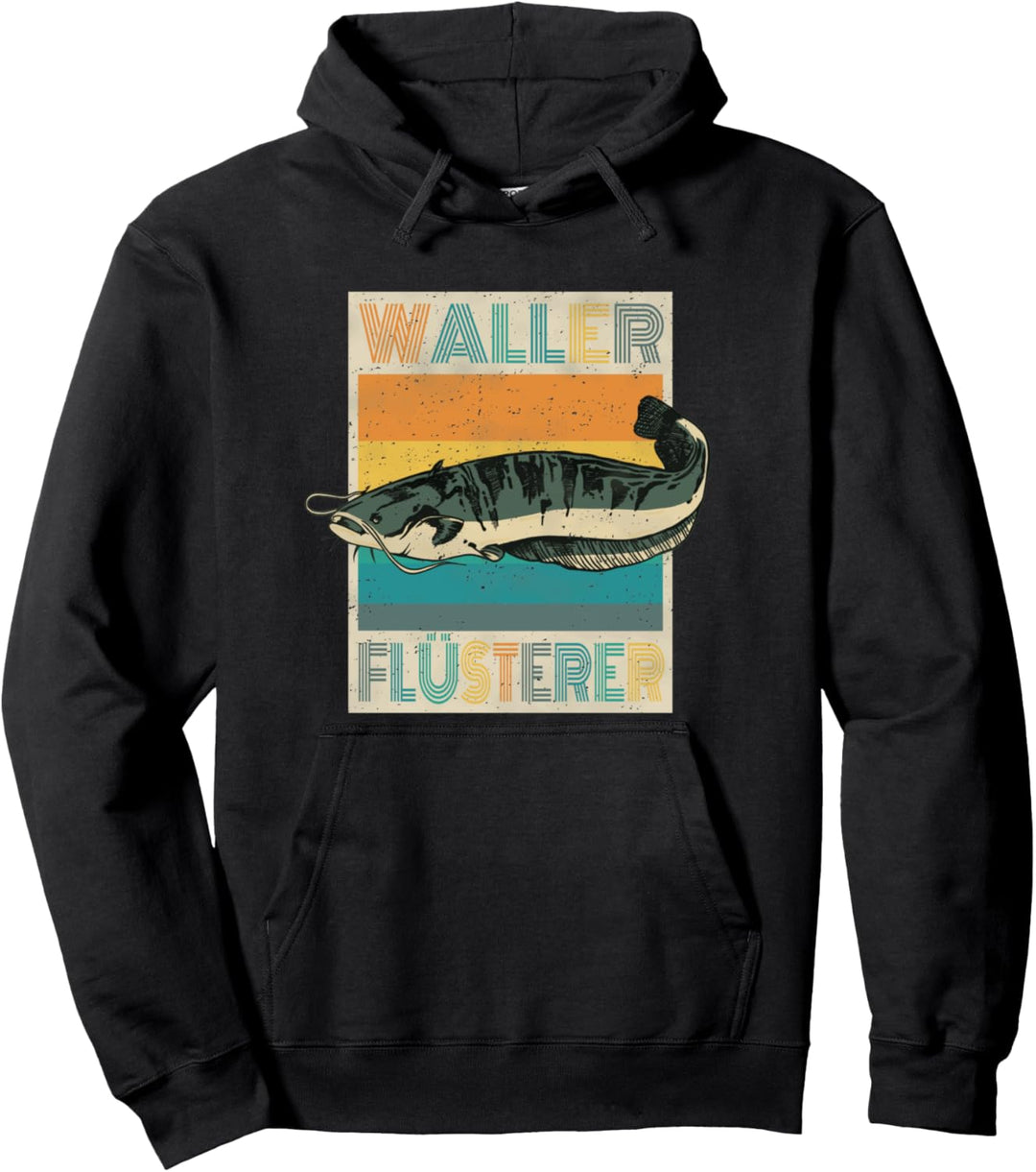 Wels Flüsterer Das Raubfisch Angler Geschenk Pullover Hoodie