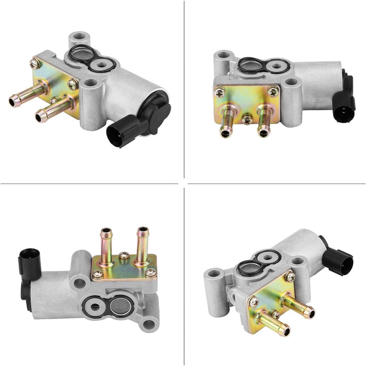 Qiilu Leerlaufluftregelventil, Leerlaufluftregelventil IAC für Honda CR-V 2.0L 1997-2001 CIVIC 1.5L