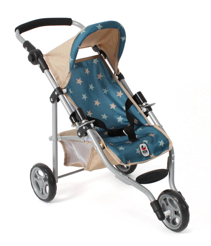 Bayer Chic 2000 - Puppenbuggy Lola, Kinderwagen für Puppen bis ca. 50 cm Grösse, Jogging-Buggy, Pupp