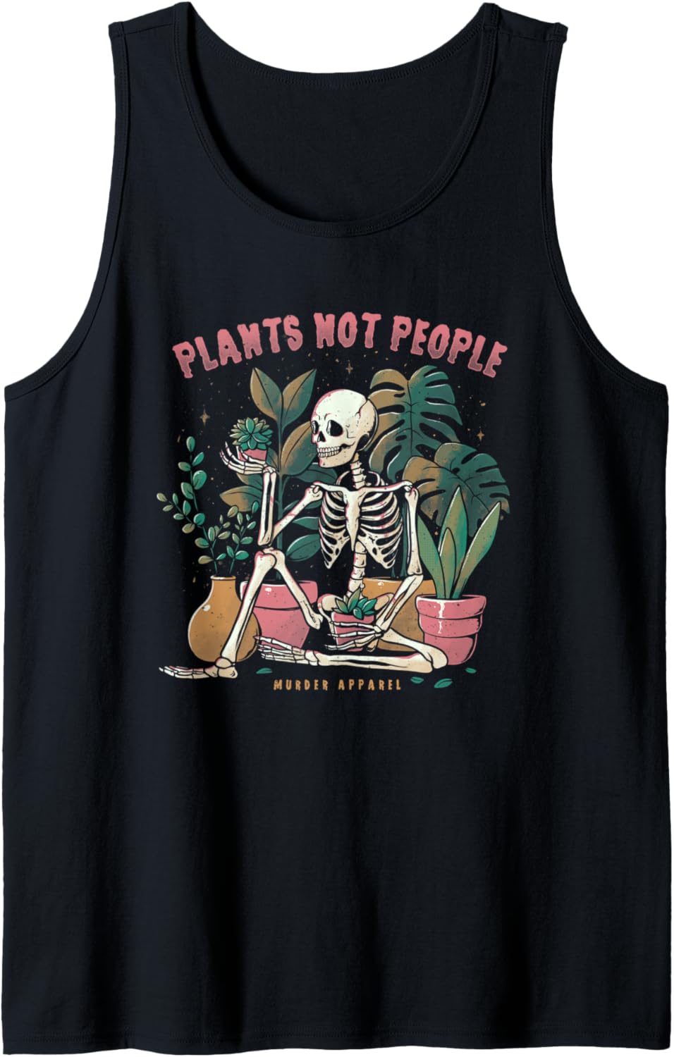 Plants Not People Skelett Tank Top