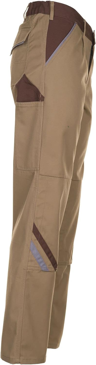 Planam Highline Herren Bundhose Khaki braun Zink Modell 2324, Grösse 48 Khaki/Braun/Zink 48, Khaki/B