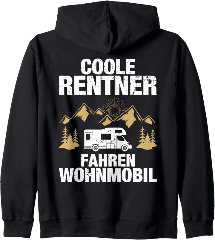 Coole Rentner Wohnmobil Camping Camper Caravan Ruhestand Kapuzenjacke