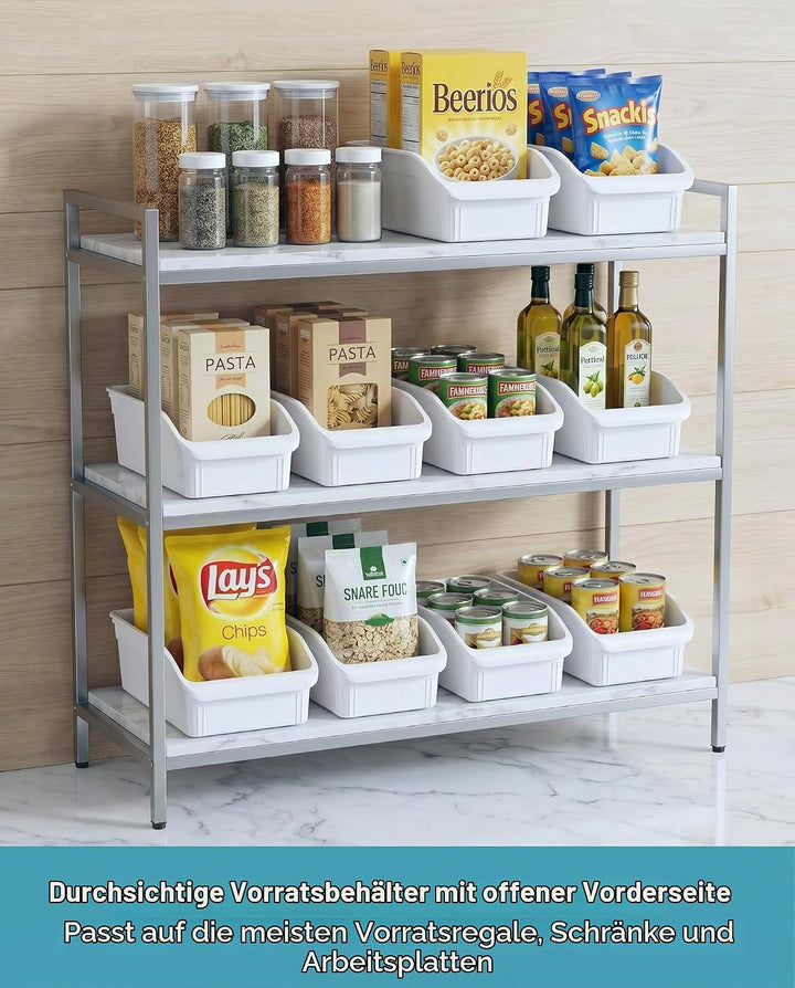 10PC Schminktisch Organizer Schubladenorganizer für Küchenutensilien, Vorratsschrank-Snacks, Kosmeti