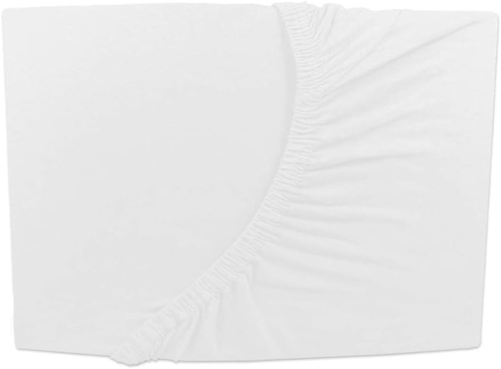 Arle-Living 3 TLG. Baby Kinder Bettwäsche Set - 100x135 cm + 40x60 cm + 1 Spannbettlaken in weiss 60