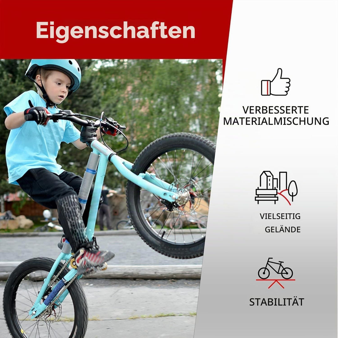 Fincci Paar Reifen 20x1.95 Zoll 53-406 für BMX MTB Mountainbike Fahrradmantel oder Kinder Fahrrad Ma