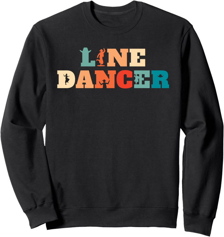 Retro Line Dancing Western Country - Vintage Line Dance Sweatshirt