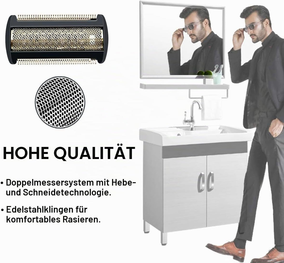 WuYan Aristokratischer Ersatz Scherfolie Scherkopf für Philips Bodygroom/Norelco BG2024, BG2025, BG2