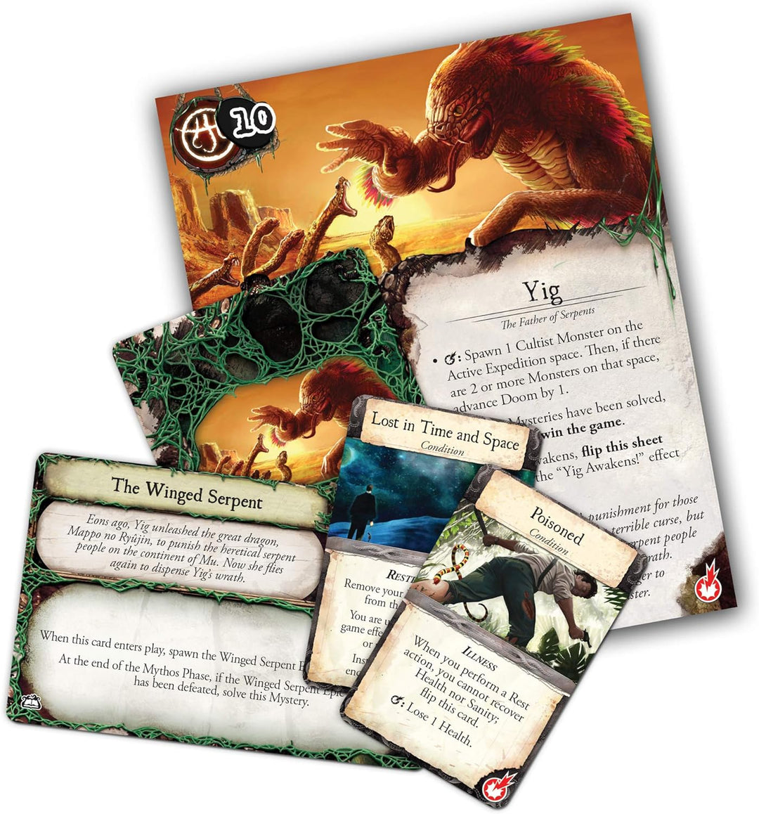 Fantasy Flight Games FFGEH02 The Call of Cthulhu Board Game &amp; Extension Verlassene Überlieferung, Ve