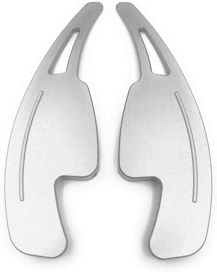 HIBEYO Auto Schaltwippen, 2 Stücke Lenkrad Schaltpaddel Verlängerung Schaltwippen für Audi A1 A3 A4L