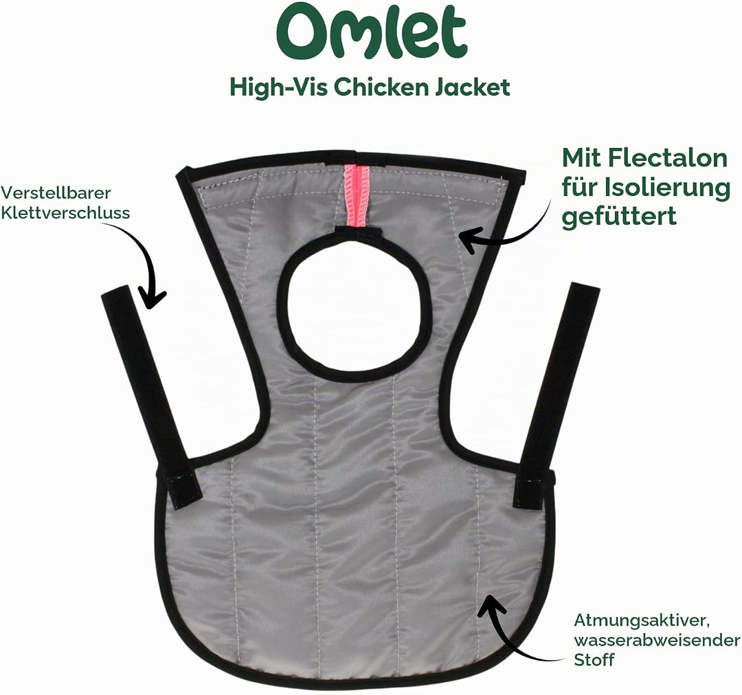 Omlet Warnweste für Hühner - Pink