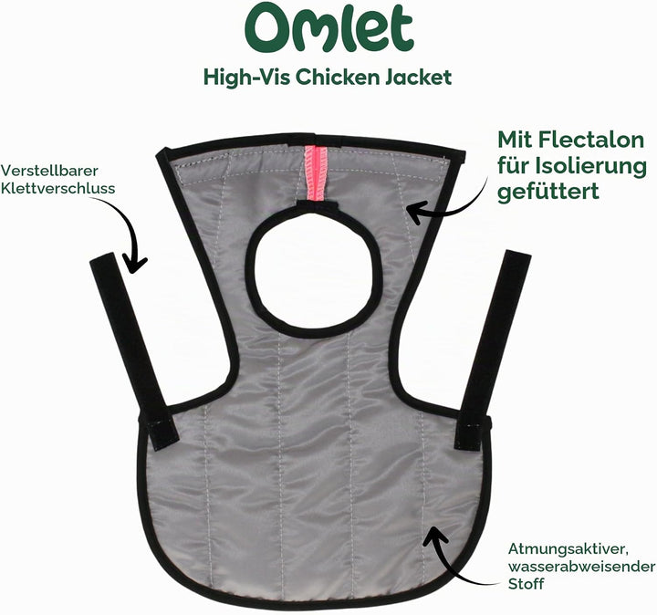 Omlet Warnweste für Hühner - Pink