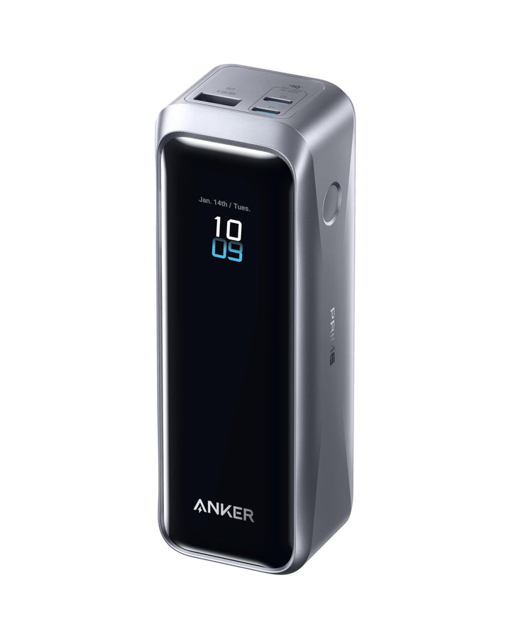 Anker Prime Powerbank 20100mAh tragbares Ladegerät 3 Ports 220W Ausgang, bidirektionales Laden, für
