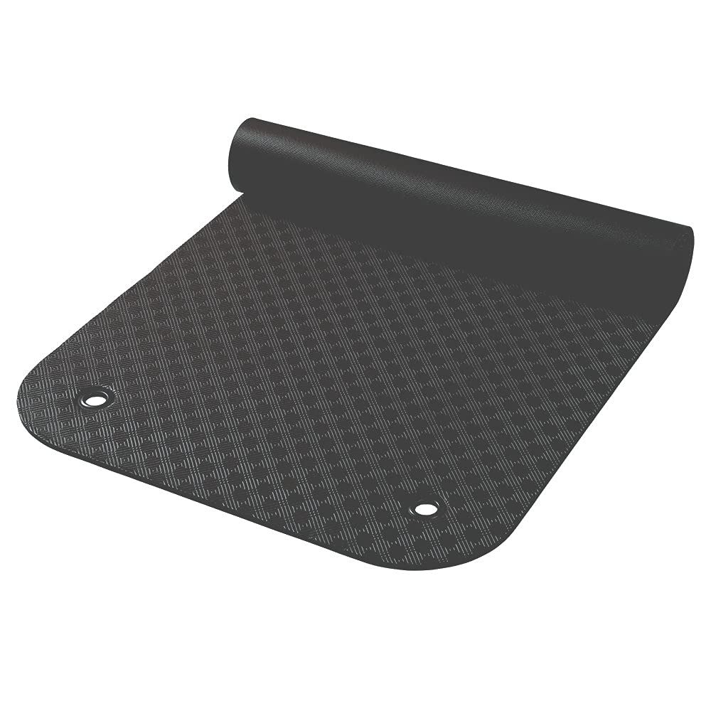 Friedola® Gymnastikmatte "Uni" mit Ösen 180 x 65 cm (SCHWARZ)