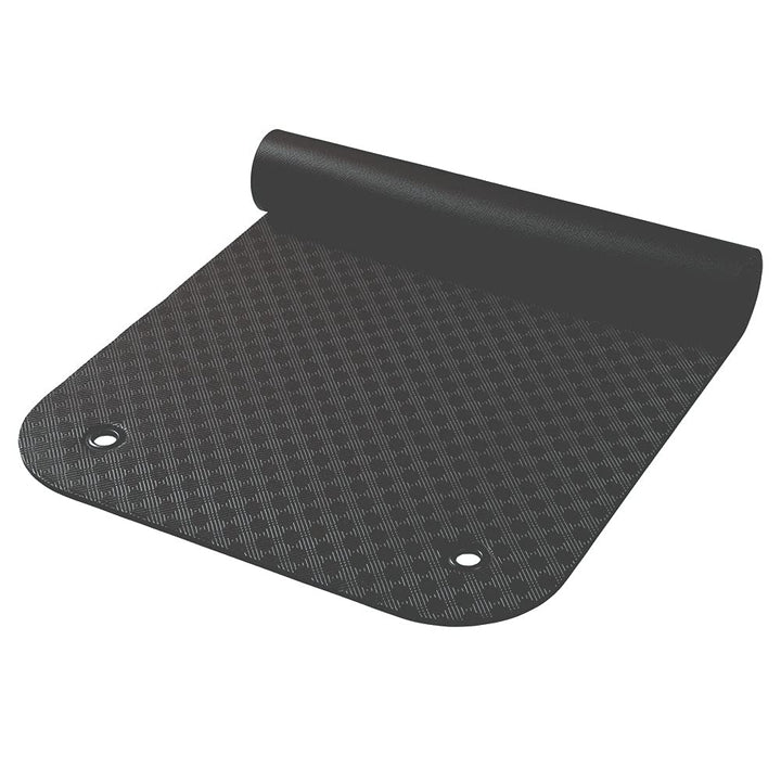 Friedola® Gymnastikmatte "Uni" mit Ösen 180 x 65 cm (SCHWARZ)