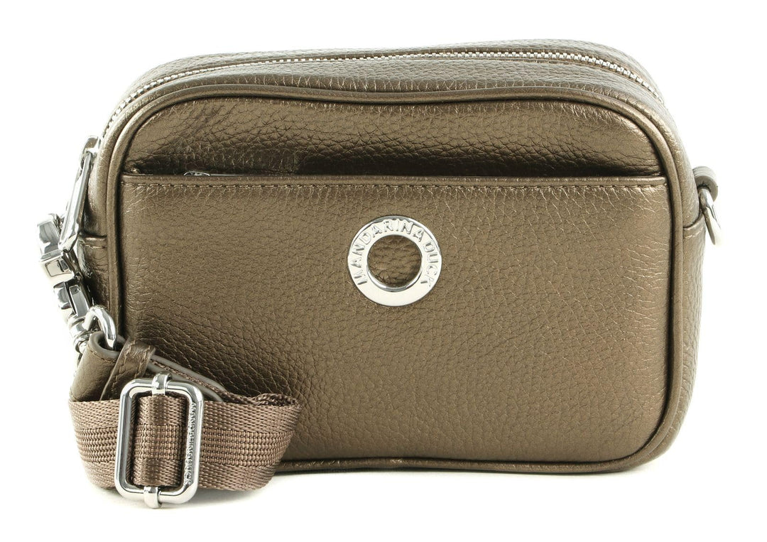 Mandarina Duck Damen Mellow Lux Schultertasche Bronzo, Bronzo