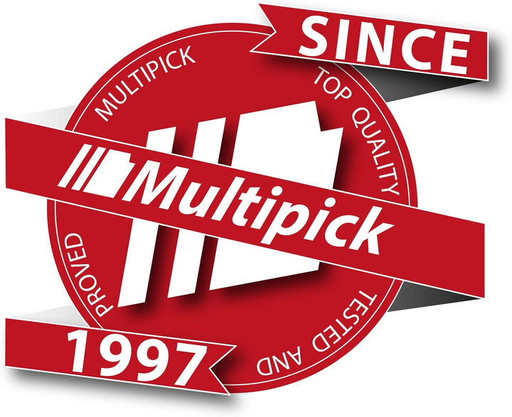 Multipick Lockpicking Spanner Profi Set 8-teilig für alle Profil-Schlösser aus Federstahl-Draht in E