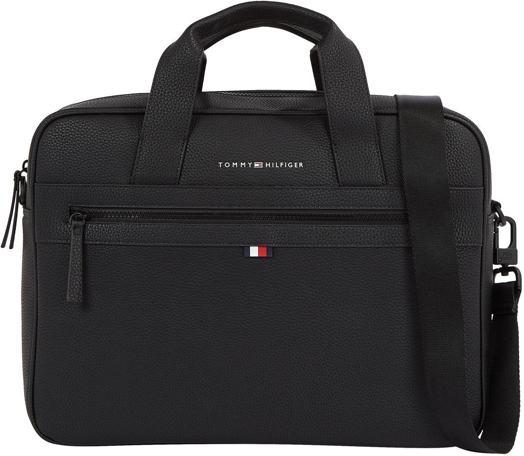 Tommy Hilfiger Herren Essential Schultertasche Taschen Und Geldbörsen Schwarz Einheitsgrösse Schwarz