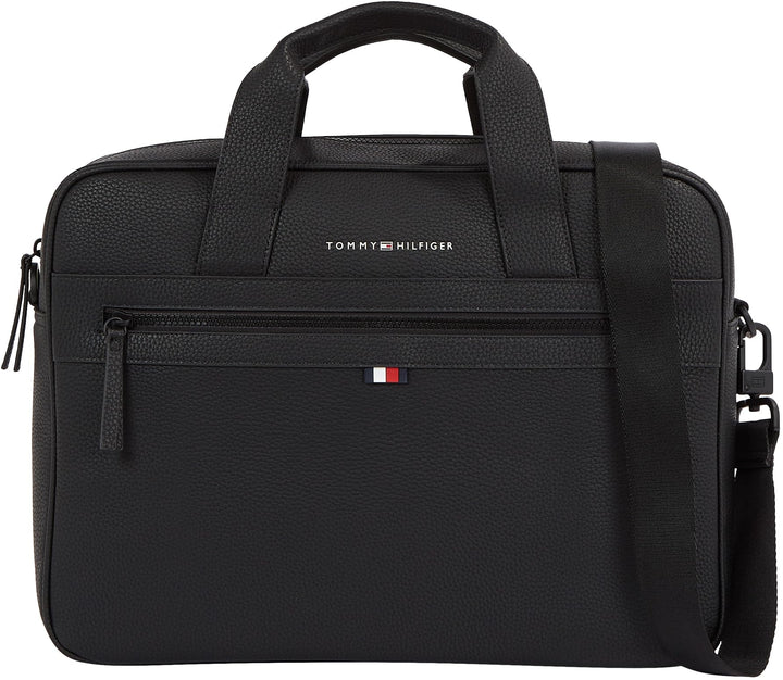 Tommy Hilfiger Herren Essential Schultertasche Taschen Und Geldbörsen Schwarz Einheitsgrösse Schwarz