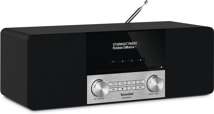 TechniSat DIGITRADIO 3 - Stereo DAB Radio Kompaktanlage (DAB+, UKW, CD-Player, Bluetooth, USB, Kopfh