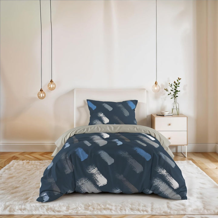 Italian Bed Linen Fantasy Bettbezug, Gessetti, Kleine doppelte