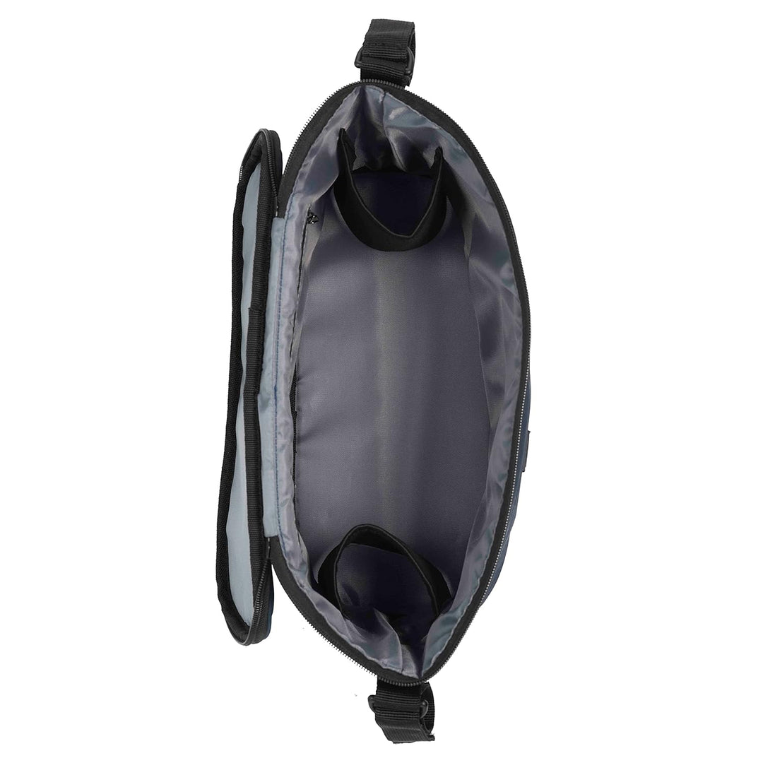 Dooky - Kinderwagen Organizer Deluxe Romantic Leaves Black - Perfekt für Unterwegs - Kinderwagentasc