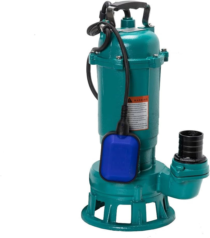 Fäkalienpumpe Tauchpumpe Schmutzwasserpumpe 550W - 15000l/h m. Schneidmesser / Cutter