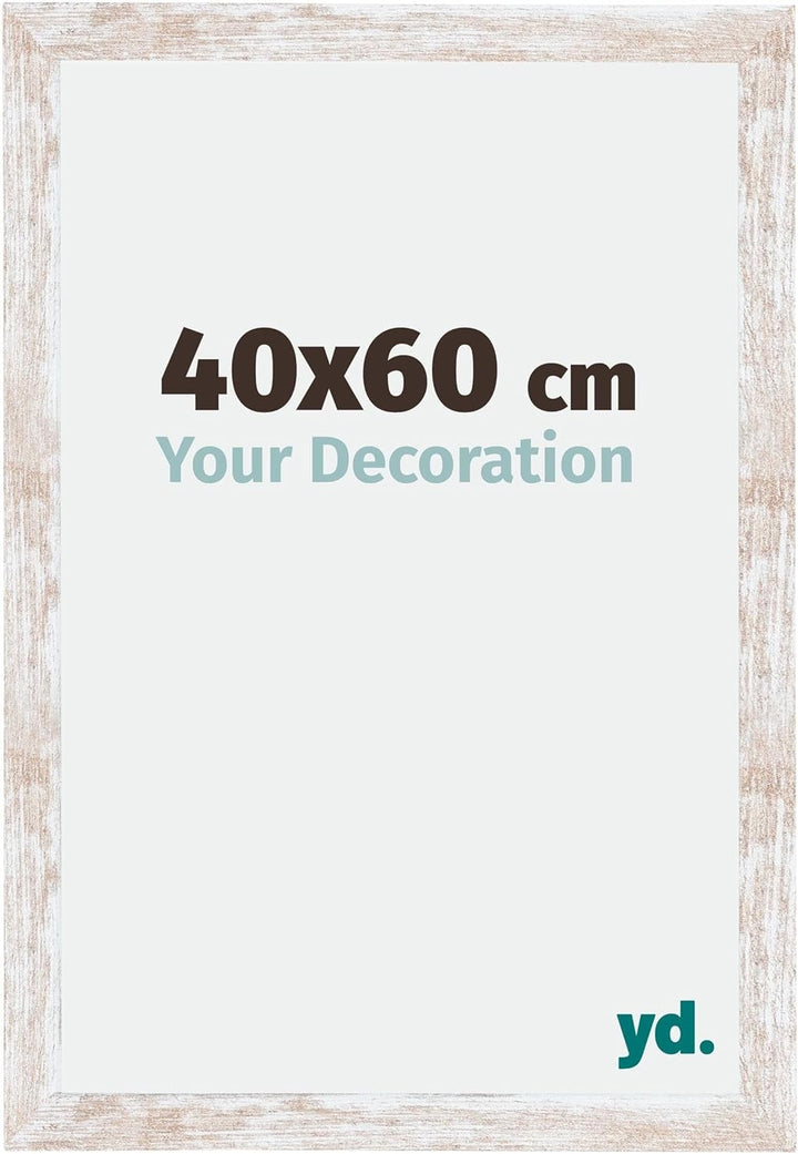 yd. Your Decoration - Bilderrahmen 40,00x60,00 cm - Bilderrahmen aus MDF mit Acrylglas - Antireflex