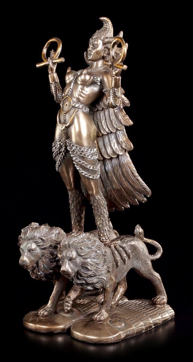 Derek W Frost Istar Figur - Babylonische Göttin - Ishtar sumerisch - Löwen Krieg Venus Planeten