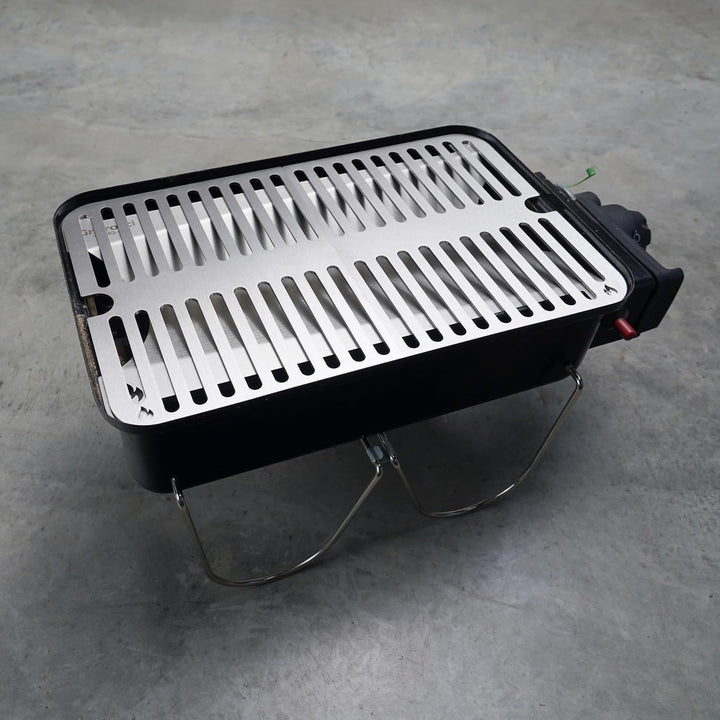 Grillrost.com Das Original Edelstahl INOX Grillroste für Weber Go-Anywhere | spülmaschinenfest - Set